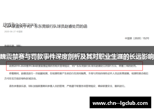 魏震禁赛与罚款事件深度剖析及其对职业生涯的长远影响